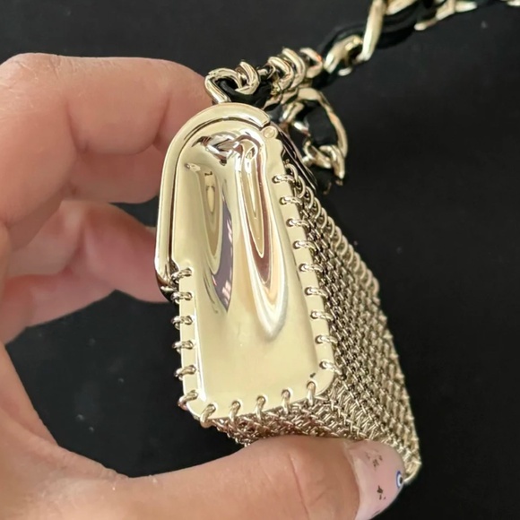 Authentic Chanel 22C Mini Mesh Bag Runway Chain Belt Bag - Picture 5 of 7